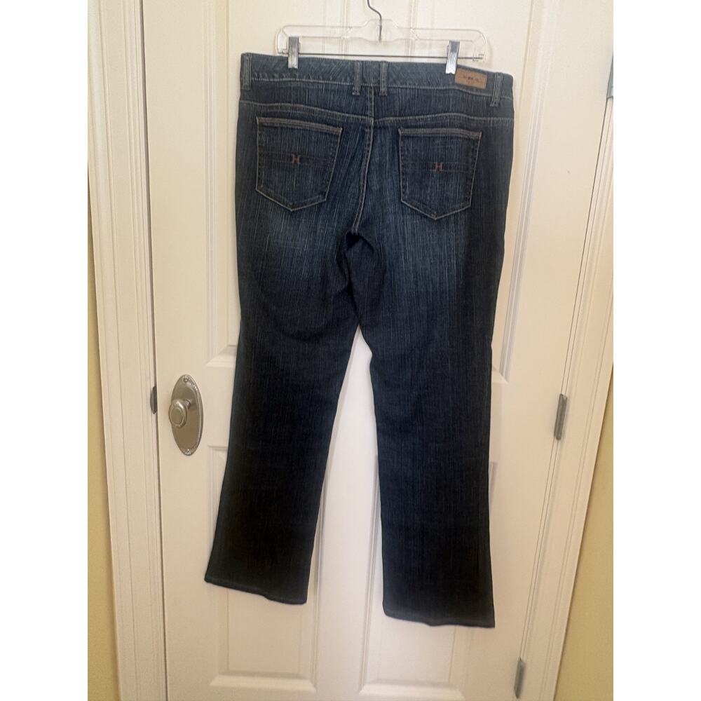Tommy Hilfiger Women's American Freedom Boot blue bootcut jeans Size 14 - Picture 6 of 6
